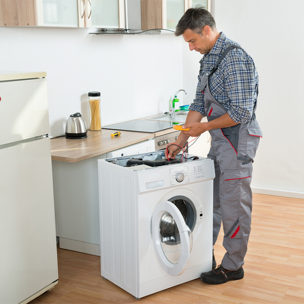 can you walk me through the steps of troubleshooting my washer issue in Alamosa East